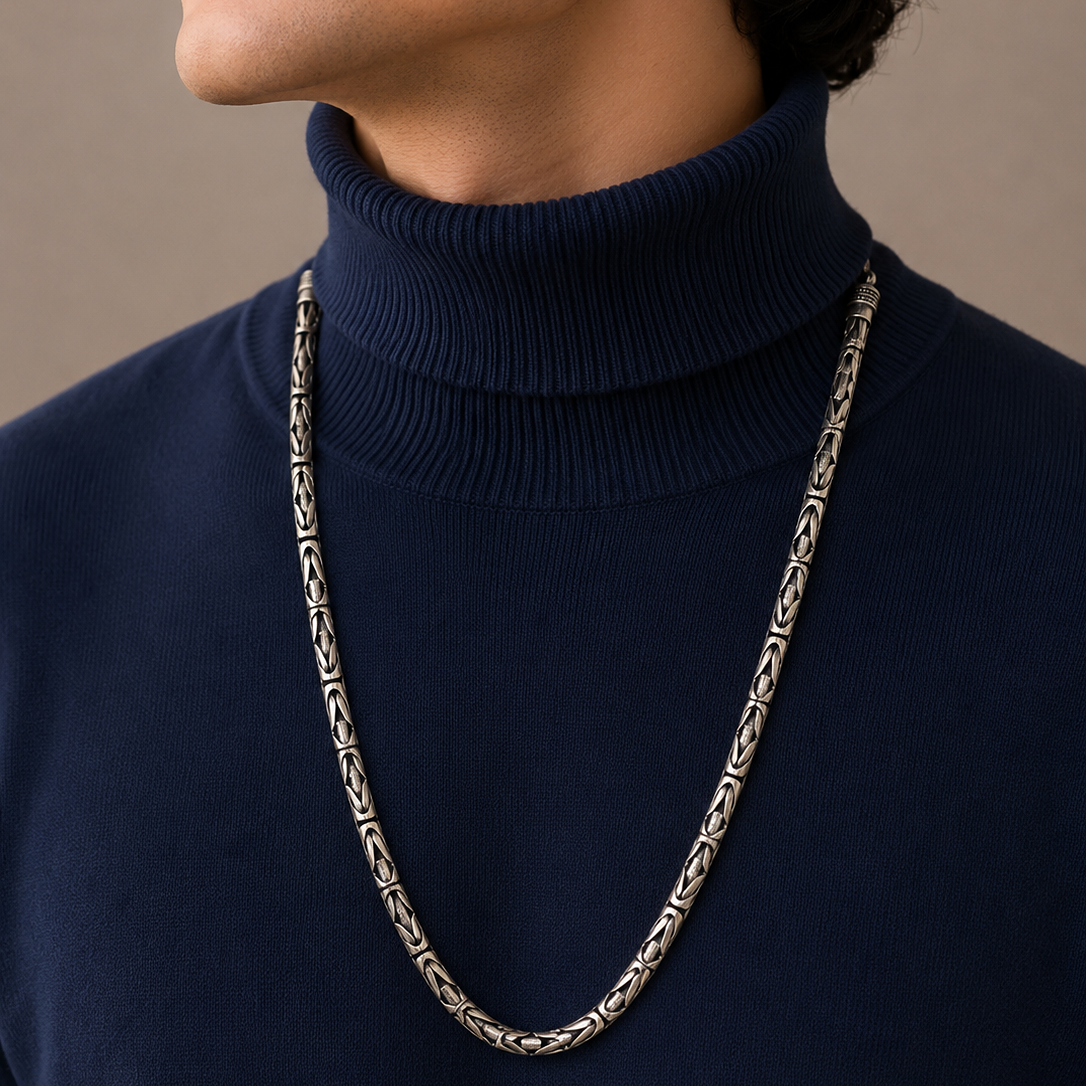 Boys Silver Chain